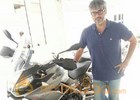 Ajith owns Aprilia Caponord 1200