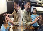 Kamal Haasan turns make-up artist for 'Thoongaavanam'