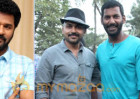 Karthi and Vishal in Karuppu Raja Vellai Raja directed by Prabhu Deva