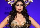 Shriya Ramp Walk With Stripped Saree