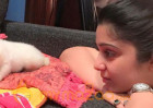 Charmi with her Puppy 