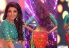 Kajal Agarwal's  working stills of 'Khaidi No.150'