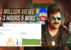 Khaidi No 150 - 1 Million views in 3 Hours 5 Mins! 