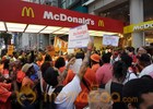 Fast-food workers strike nationwide in protest against wages 