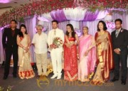 Actor Raja Amritha Marriage Reception Photos
