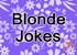 Blonde Joke in a Bar 